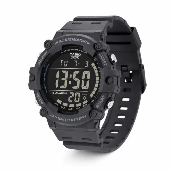 Чоловічий годинник Casio Illuminator AE-1500WH-8B спортивні