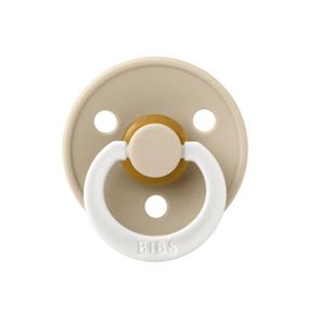 Соска пустушка Bibs Colour round 18+ міс 3 розмір Vanilla Glow світиться в темряві