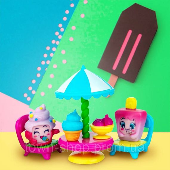Игровой набор Джелатерия Moji Pops PMPSB216IN20, 2 фигурки, аксессуары | Зображення 2