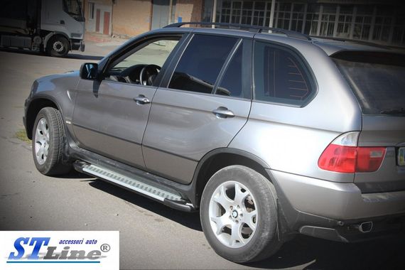 Задняя защита Special (нерж) для BMW X5 E-53 1999-2006 гг | Зображення 4