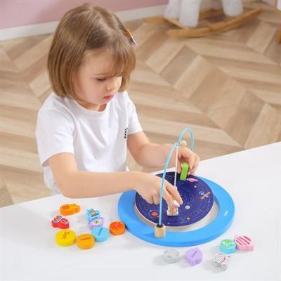 Розвиваюча іграшка Viga Toys гра-баланс Космос (44580) | Зображення 6