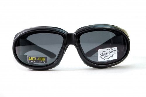Окуляри захисні з ущільнювачем Global Vision Outfitter (gray) Anti-Fog, чорні | Зображення 1