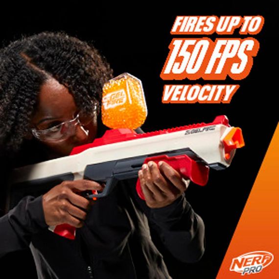 Бластер NERF Pro Gelfire Raid Blaster Дробовик Нерф Про Гельфайр Рэйд шарики орбизы Оригинал Hasbro | Зображення 9