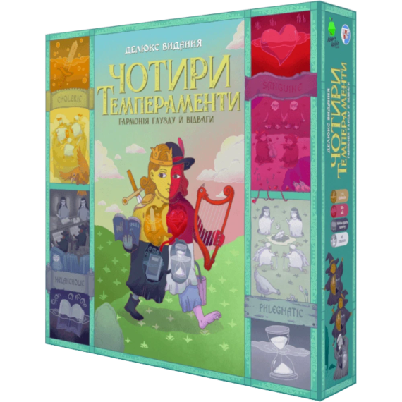 Настільна гра Чотири темпераменти. Делюкс видання (Four Humours)