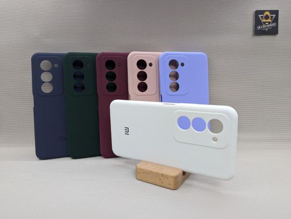 Чохол з логотипом для Xiaomi Redmi 15 EU | М'який | Протиударний | Soft Touch | білий | Зображення 3