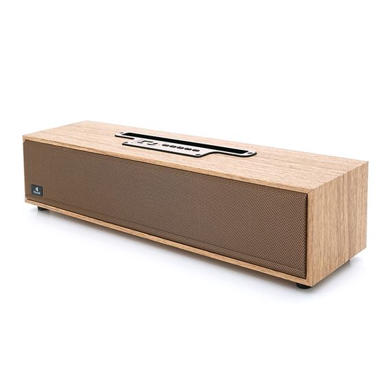 Колонка Kisonli G11 Bluetooth 5.0, 2х5W, 1200mAh, ≥90dB, USB/TF/BT/FM/AUX, DC: 5V, Wooden, BOX, Q20 | Зображення 2