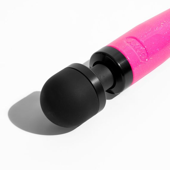 Вібромасажер DOXY Die Cast 3 Hot Pink, дуже потужний, живлення 220В, металевий корпус | Зображення 2