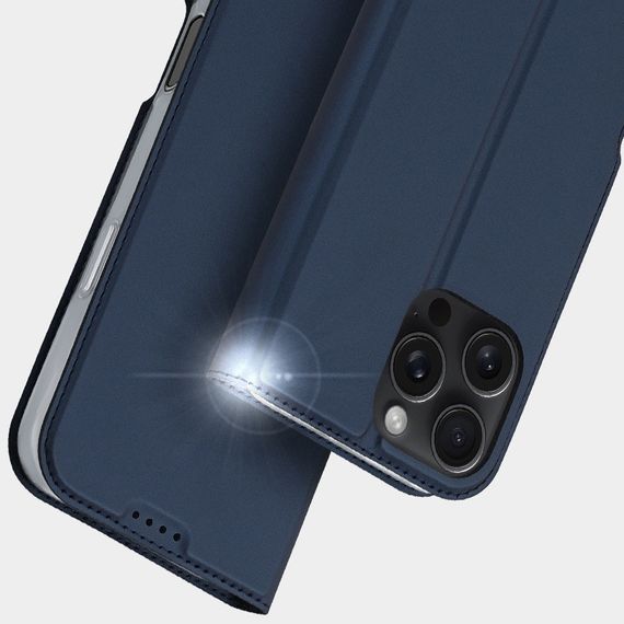 Чохол-книжка Dux Ducis з кишенею для візиток для Apple iPhone 16 Pro Max (6.9") Синій | Зображення 5