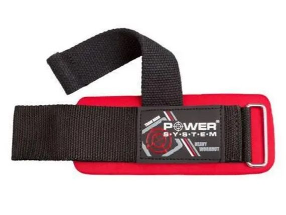 Лямки для тяги з валіком Power System PS-3350 Power Pin Black/Red (PS-3350_Black_Red) | Зображення 1