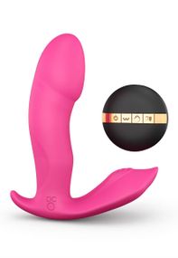 Вибратор Dorcel Secret Clit с подогревом и пультом ДУ, можно под одежду, голосовое управление