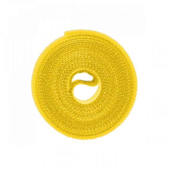 Багатофункціональна стрічка Bradas Т рулон на липучці, 12 мм х 2 м, жовта (HLT1202/YL)