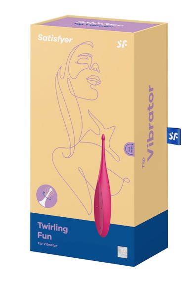 Вібратор для цілеспрямованої стимуляції Satisfyer Twirling Fun з гнучкою шийкою, рожевий Sex Aura | Зображення 3