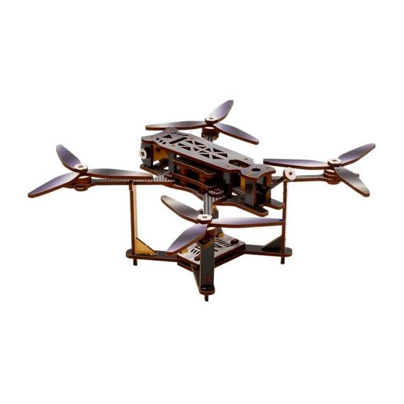 Дерев'яний 3D конструктор "FPV Mini" Puz-00953, 95 деталей | Зображення 3