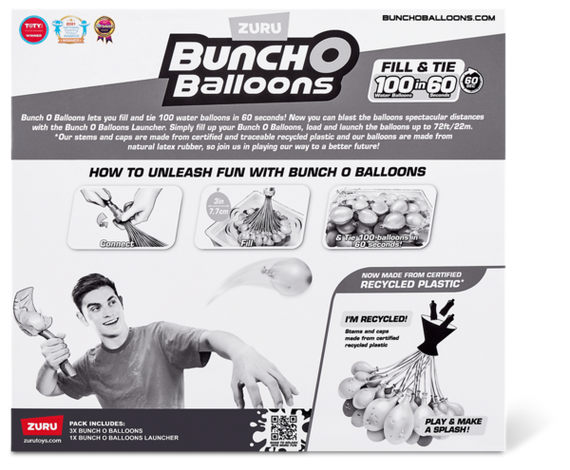 Ігровий набір Bunch O Balloons Запускач і 100 водних куль (56490) | Зображення 4