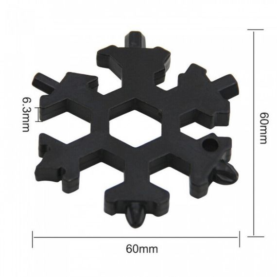 Универсальный инструмент многофункциональный мультитул SNOWFLAKE LD-396 WRENCH TOOL | Зображення 1