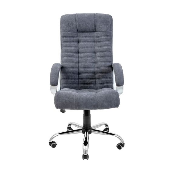 Крісло Атлант Хром П2 M-1 (Tilt) Місті ДК Грей | Зображення 1