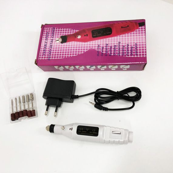 Ручной фрезер для ногтей SmartUs CBM-033 для маникюра и педикюра в домашних условиях. NP-930 Цвет: белый | Зображення 5