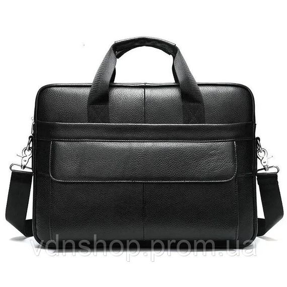 Чоловіча шкіряна сумка для ноутбука з італійської шкіри, формат А4, преміум клас NW-53 | Зображення 1