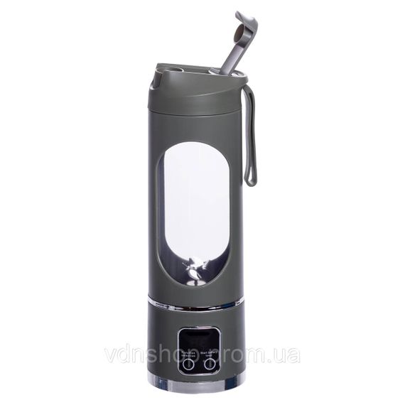 Портативний блендер для смузі на акумуляторі 450 мл 25 Вт USB Зелений HP-11-10GR