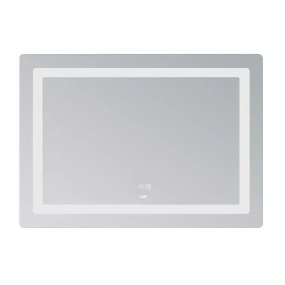 Дзеркало Lidz Kubis (KU2) 1000х800 з LED-підсвіткою Touch, з антизапотіванням, з димером, рег. яскравості LD78LF6141008048450 | Зображення 2