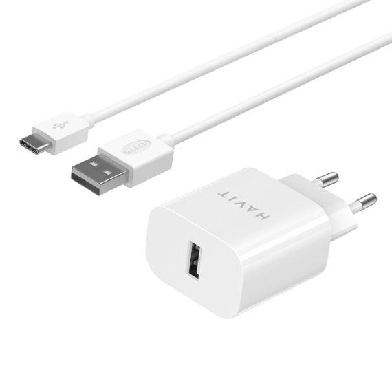 Зарядний пристрій HAVІT HV-ST113 USB з кабелем Type-C | Зображення 2