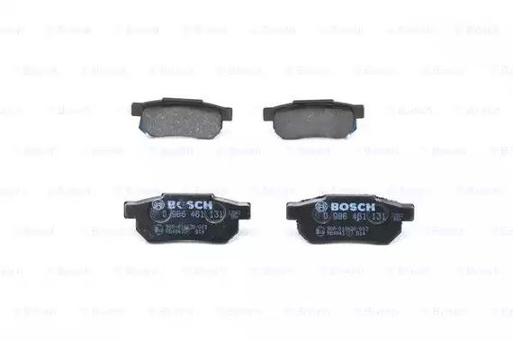 Колодки гальмівні дискові HONDA ACCORD, CIVIC задн.  BOSCH (0986461131) | Зображення 2
