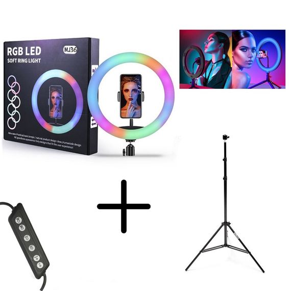 Кольцева лампа RGB XPRO RL-18 (41927-_1590) | Зображення 2
