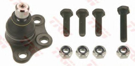 Опора кульова CITROEN C2, C3, PEUGEOT 207,208 02 перед. міст (Вир-во TRW) TRW JBJ738 на CITROËN C3 I (FC_)