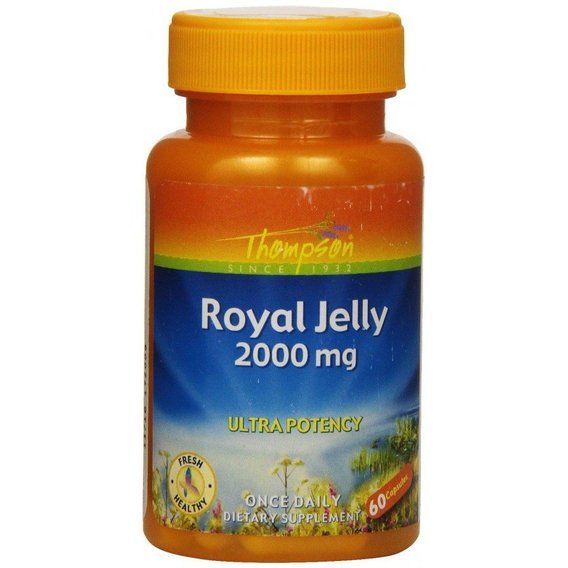 Натуральна добавка для імунітету Thompson Royal Jelly 2000 mg 60 Caps THO-19350