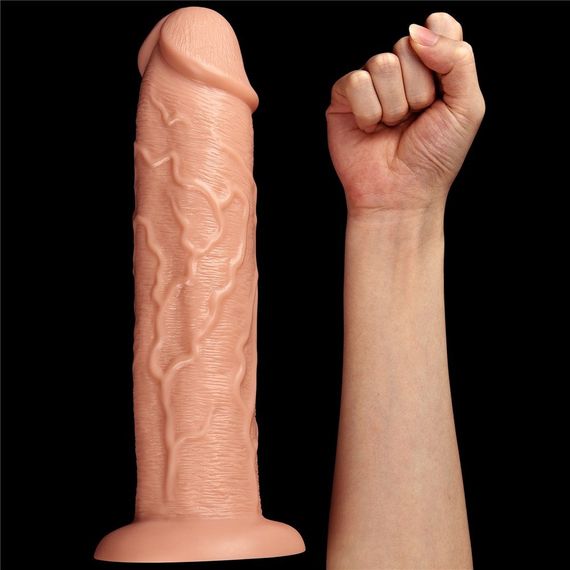 Фалоімітатор значного розміру 11'' REALISTIC LONG DILDO Sex Aura | Зображення 4