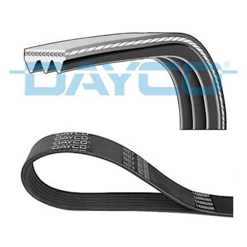 Ремень ручейковый Volvo 440/460/480 1.6-2.0 i 86-96, Dayco, 3PK600,