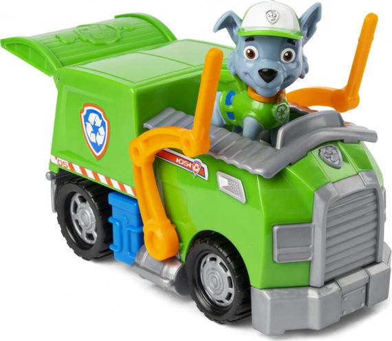 Щенячий патруль Спасательный мусоровоз и фигурка Рокки Оригинал PAW Patrol Rocky Recycle Truck | Зображення 2