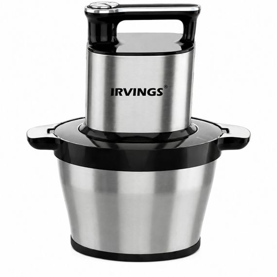 Измельчитель-чоппер Irvings IMCE02SS, 10 л, 2000 Вт, с чашей из нержавеющей стали