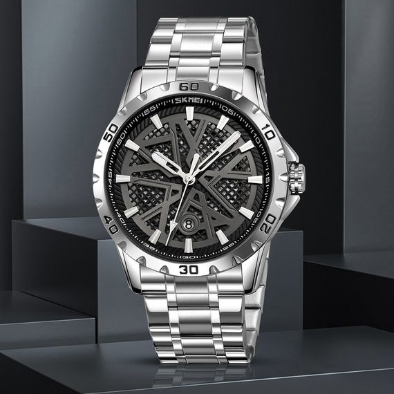 Skmei 9337SIBK Silver-Black | Зображення 3
