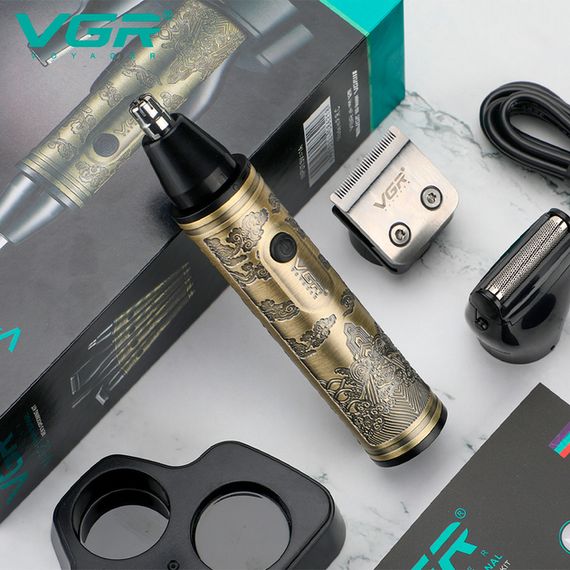Тример 2 в 1 VGR V-618 з двома насадками для носа та вух (46221-V-618_294) | Зображення 5