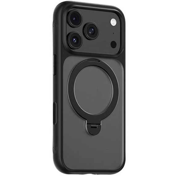 TPU+PC чохол Blueo Skin Friendly 360 Rotatable Stand with MagSafe для Apple iPhone 17 Pro Max (6.9") Black