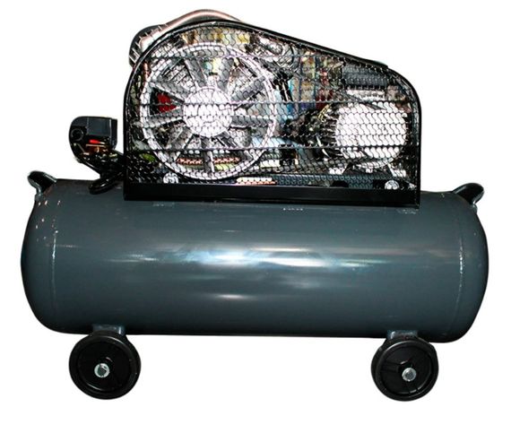 Поршневий повітряний компресор 100 л GTM KCJ2070-100L ремінний | Зображення 1