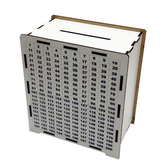 Деревянная копилка "Единорог" 3240-21-007 на мечту 200 дней | Зображення 1