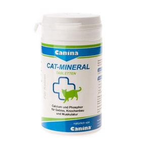Вітаміни Canina Cat Mineral Tabs з мінералами для здоров'я котів 300 табл
