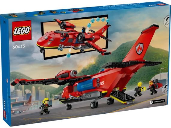 Конструктор LEGO City Пожежний рятувальний літак 60413 | Зображення 1