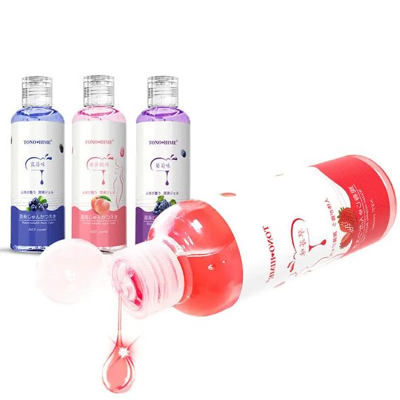 Їстівний інтимний гель Tono Hime зі смаком чорниці 200 ml | Зображення 3