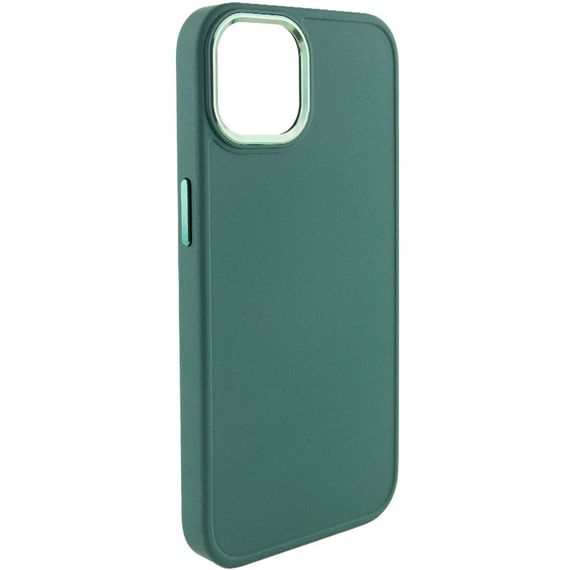 TPU чехол Bonbon Metal Style для Apple iPhone 12 Pro Max (6.7") Зеленый / Army green