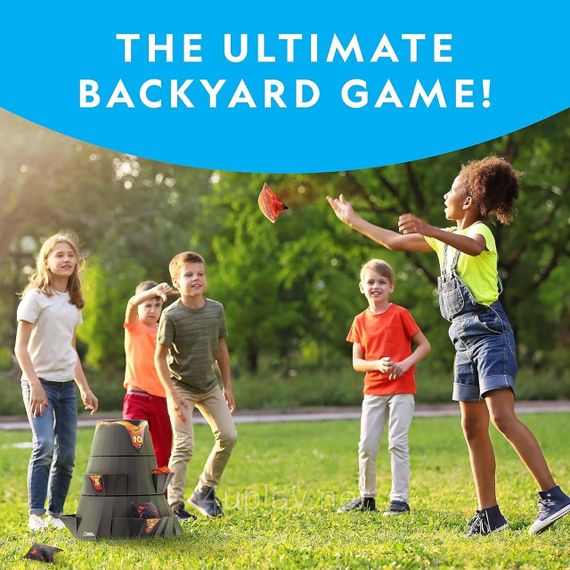 Развивающий набор для игры в корнхол Вулкан National Geographic Volcano Bean Bag Toss Backyard Game Set | Зображення 5