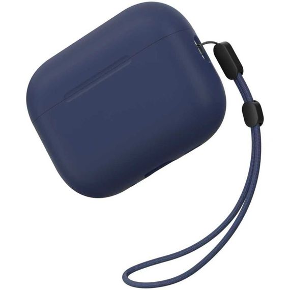 Силіконовий футляр BlueO Liquid silicone для навушників Airpods Pro 2 Deep Blue