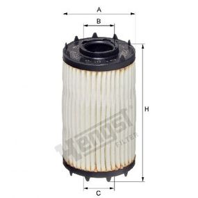Фильтр масляный VW Touareg 3.0 TSI 18-, Hengst, E914H D398,