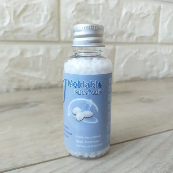 Полімерний гель у гранулах пломба, клей у кульках для ремонту штучних і зламаних зубів | Зображення 5