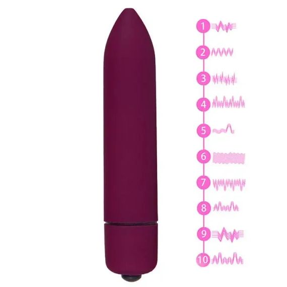 Водонепроникна вібропуля — Баклажан - Вібратори