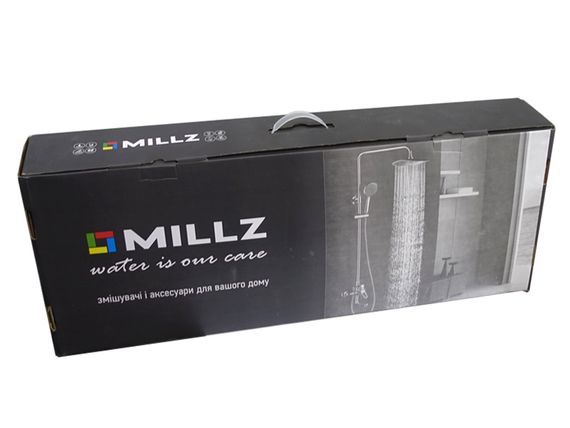 Душова система MILLZ зі змішувачем MRS-40-SET-002 чорна матова 1/4 | Зображення 4