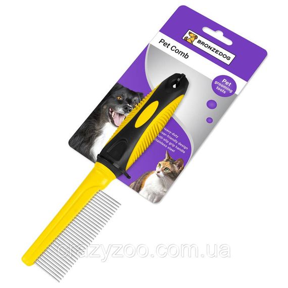 Гребінець для собак та котів BronzeDog М з 32 зубами 21х4 см ASK32 | Зображення 4