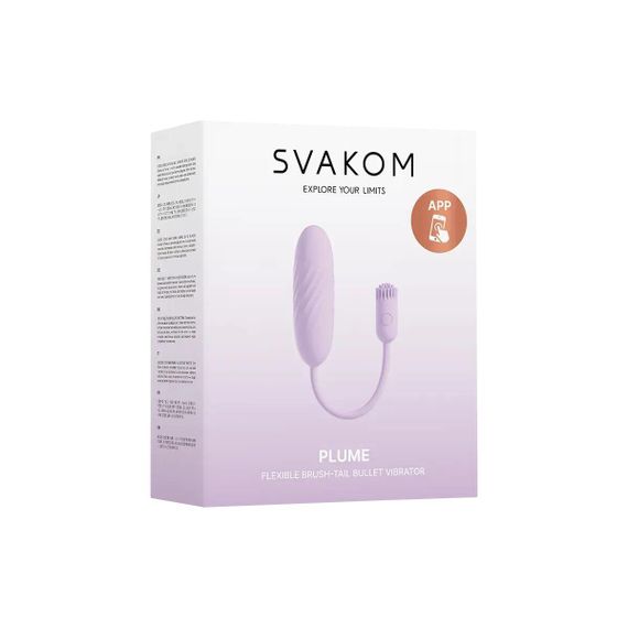 Віброяйце Svakom Plume Pastel Lilac Sex Aura | Зображення 3